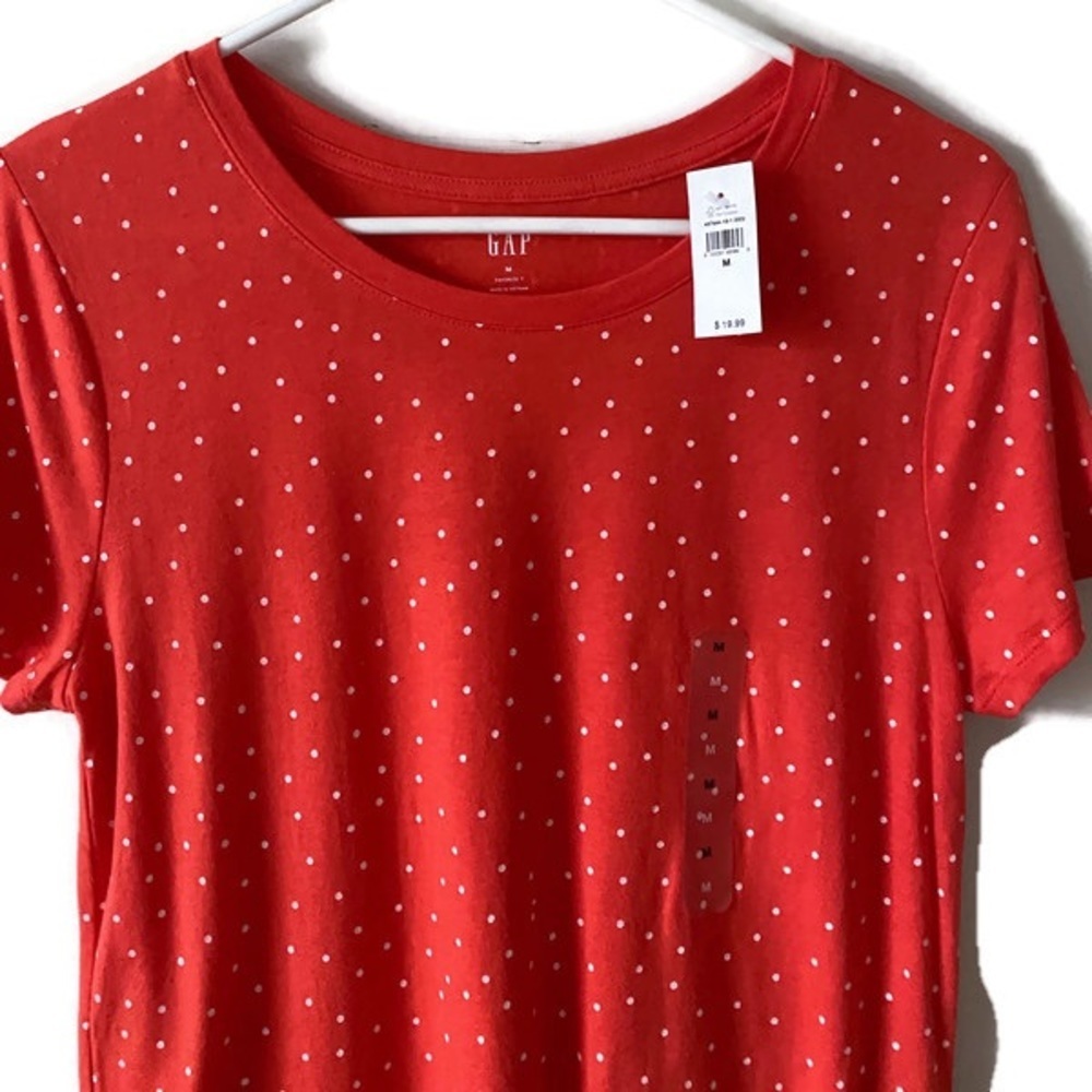 NWT Gap Women’s Luxe Crew Neck T-Shirt size M - Picture 4 of 7